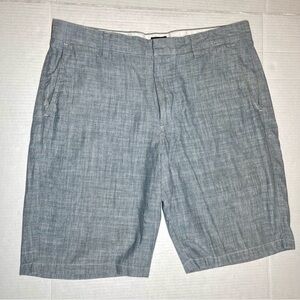 J. Crew Men's Blue Gray Flat Front Shorts
